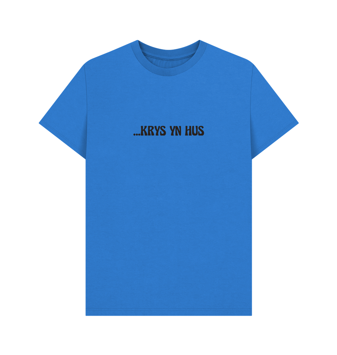 Bright Blue Printed T-shirt Front