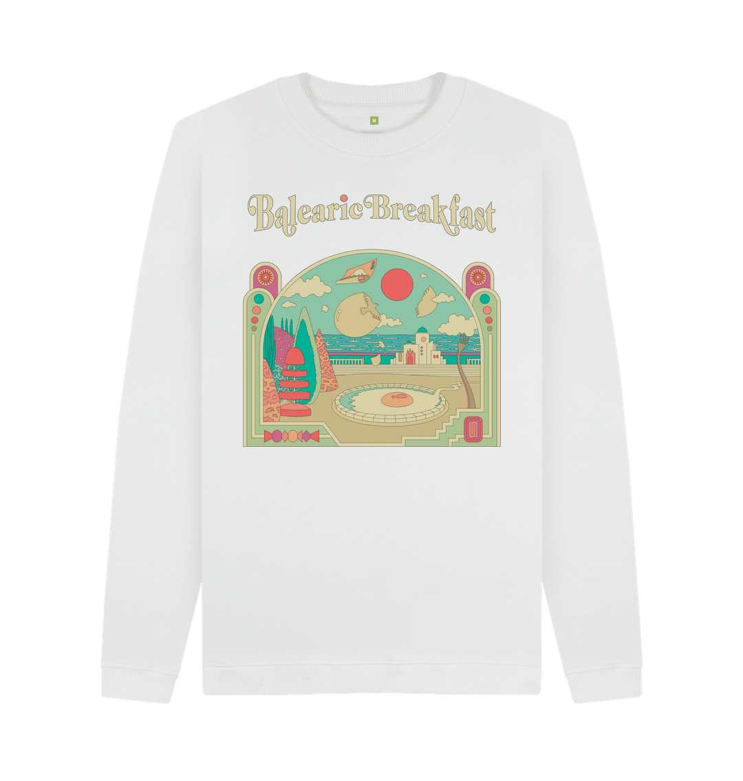 White Balearic Breakfast Sweater