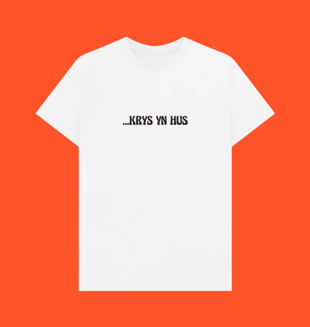 White Printed T-shirt Front