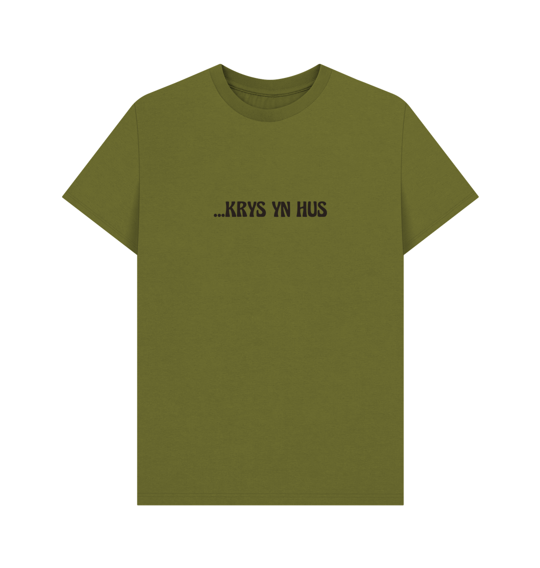 Moss Green Printed T-shirt Front