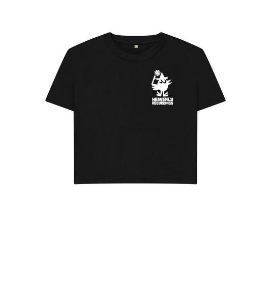 Black Adam Higton Bird - White Logo - Boxy Tee