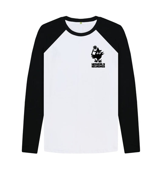 Black-White Adam Higton Bird - Longsleeve Baseball T-shirt