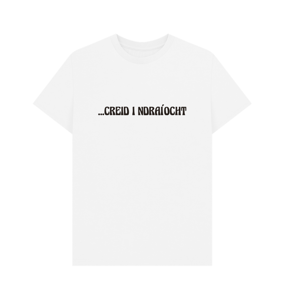 White Printed T-shirt Front