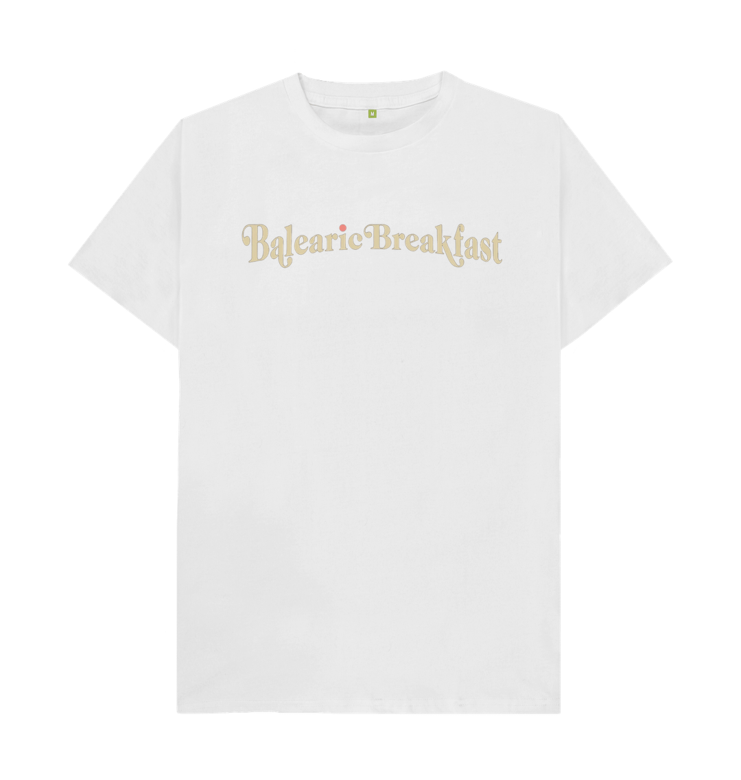 White Balearic Breakfast T-shirt - with back print