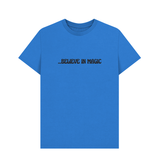 Bright Blue Printed T-shirt Front