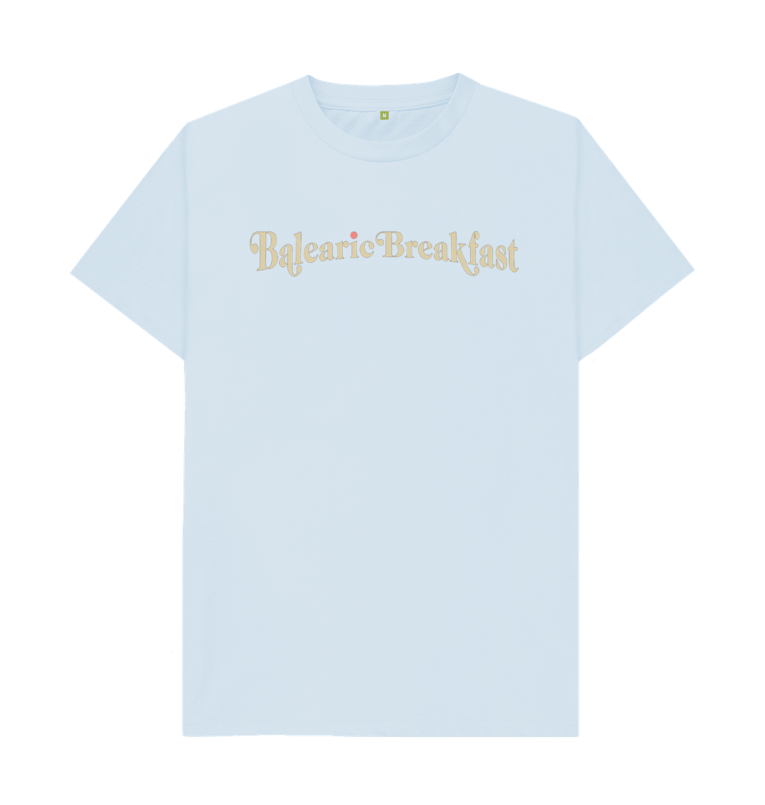 Sky Blue Balearic Breakfast T-shirt - with back print