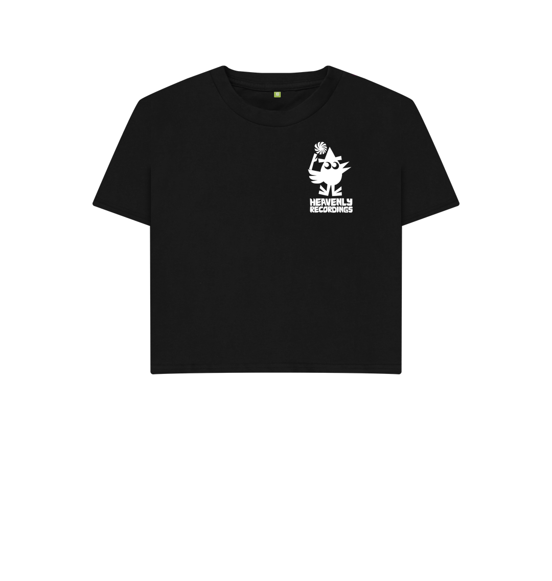 Black Printed T-shirt Front