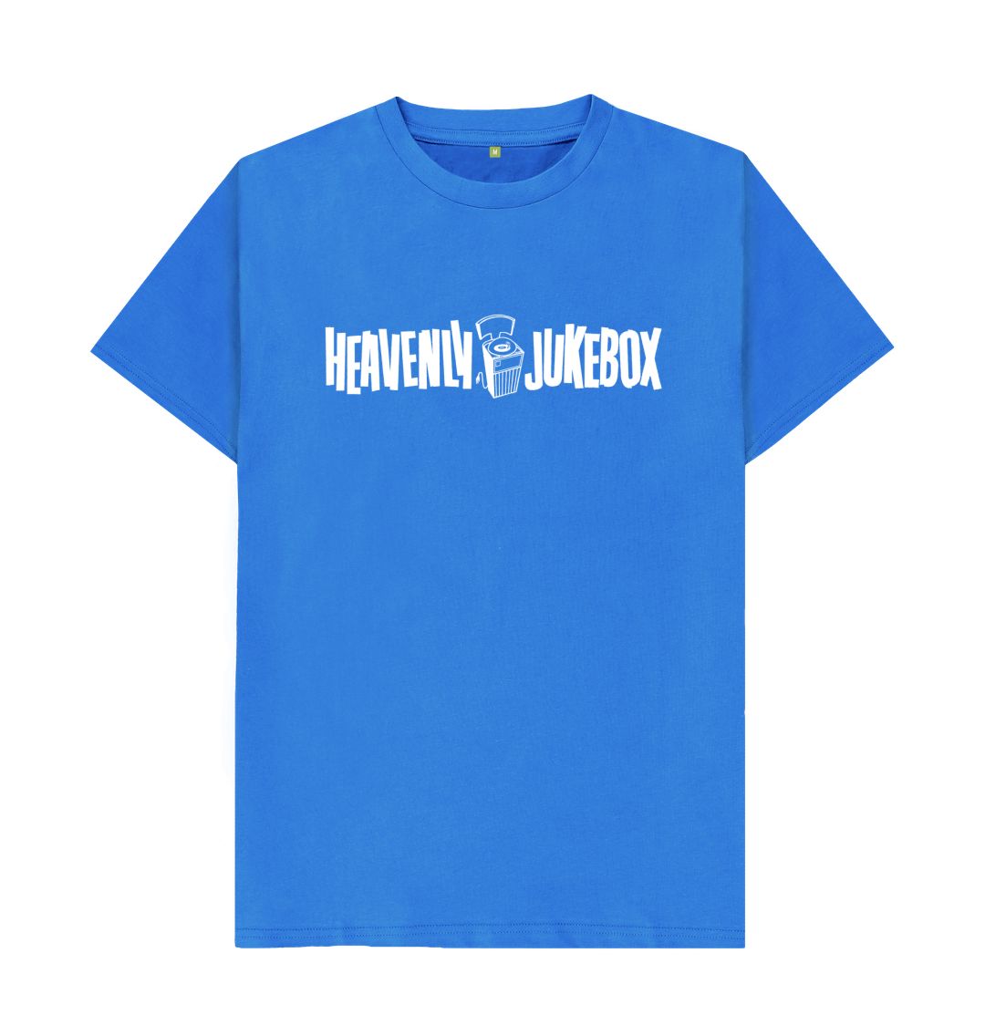 Bright Blue Heavenly Jukebox - White Logo