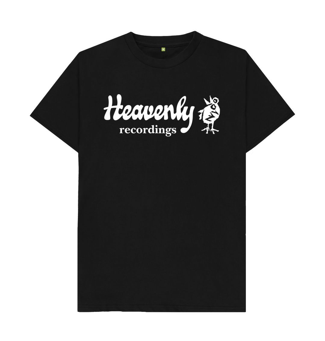 Black Heavenly Recordings Logo Tees - White Logo