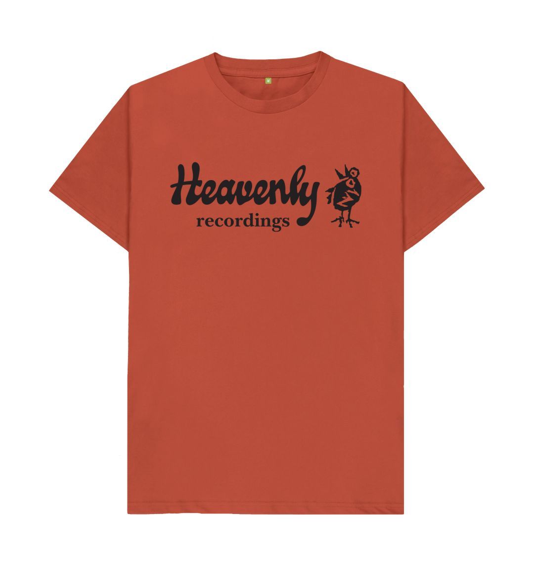 Rust Heavenly Recordings Logo T-shirt - Black Logo