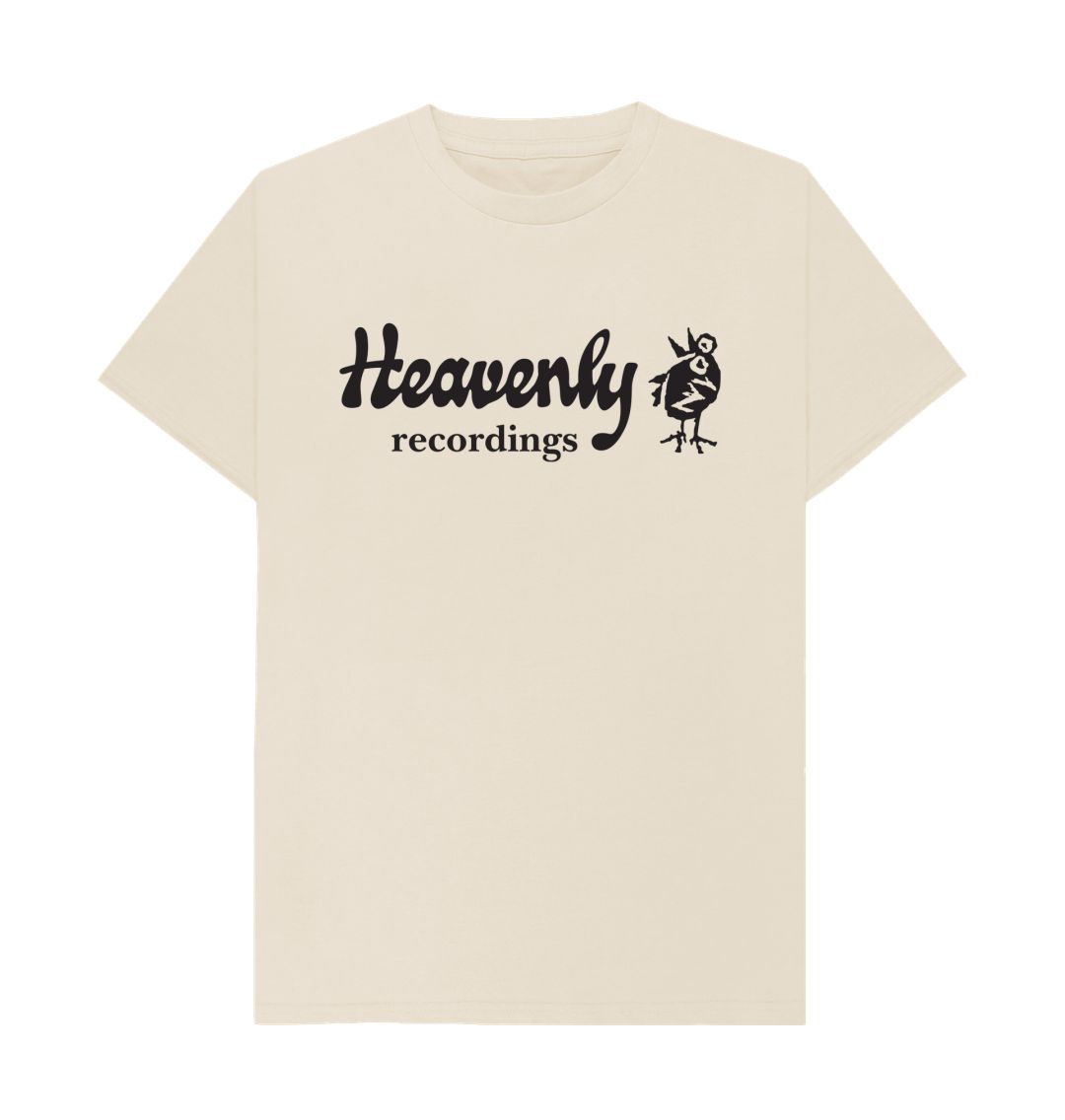 Oat Heavenly Recordings Logo T-shirt - Black Logo