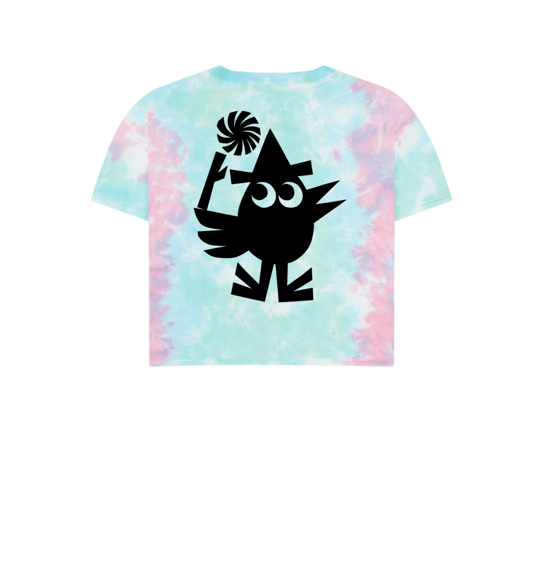 Pastel Tie Dye Printed T-shirt Back