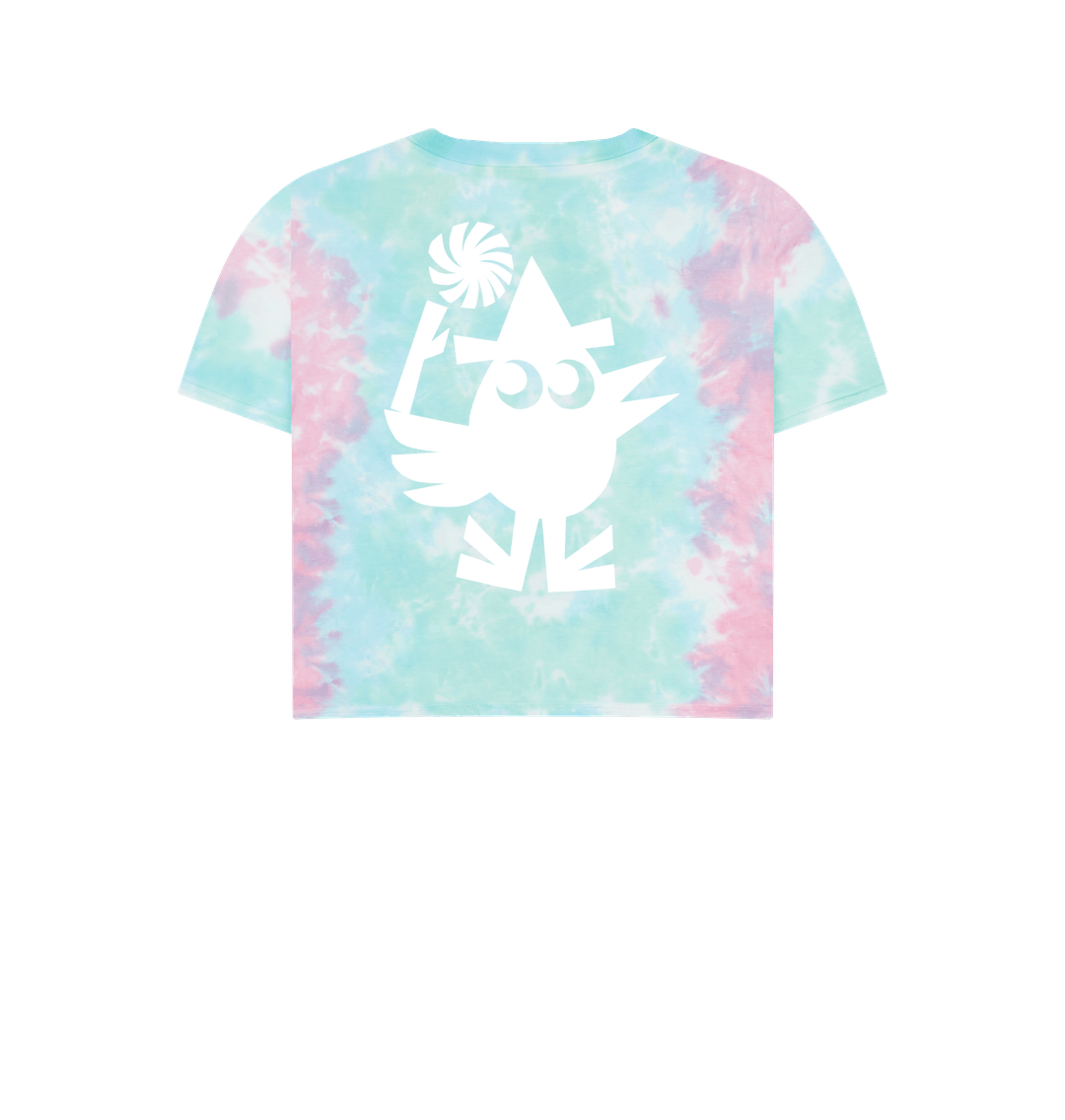 Pastel Tie Dye Printed T-shirt Back